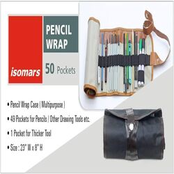Isomars Pencil Wrap Case 51 Pockets